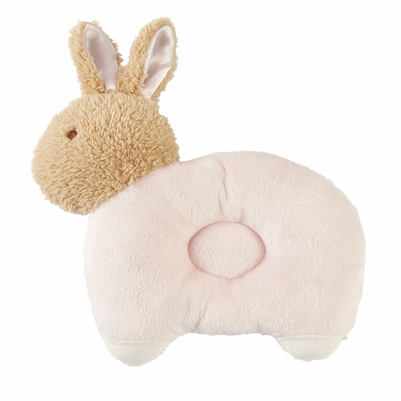 圆形小兔定型枕