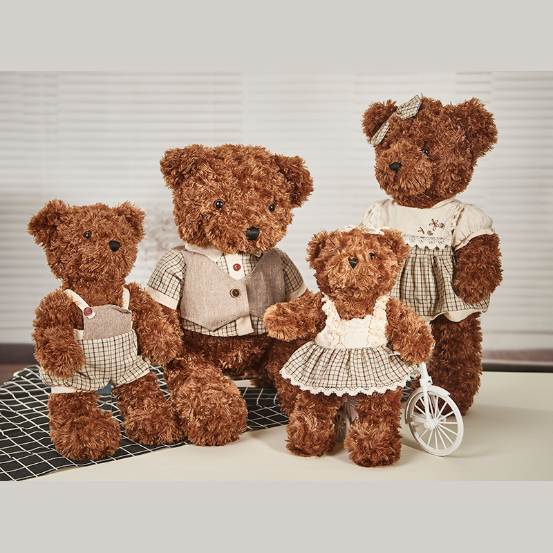 Dress little bear for a family of four